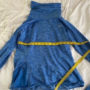 Cow neck thermal pullover